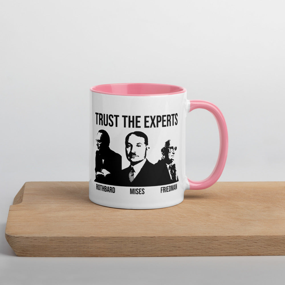 Trust the Experts Mug with Color Inside