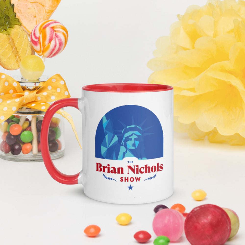 Brian Nichols Show Logo Mug with Color Inside