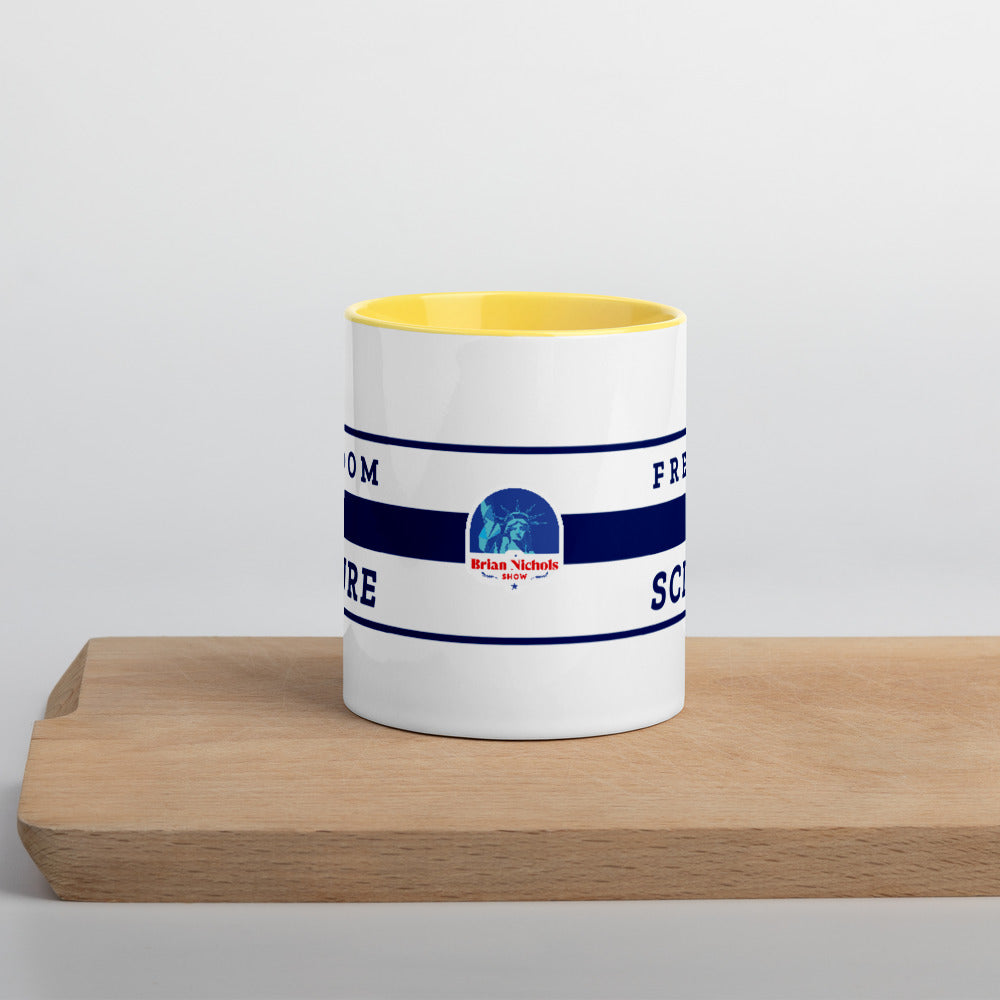 Freedom is Nature, Freedom is Science Mug with Color Inside
