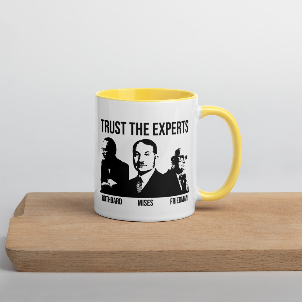 Trust the Experts Mug with Color Inside