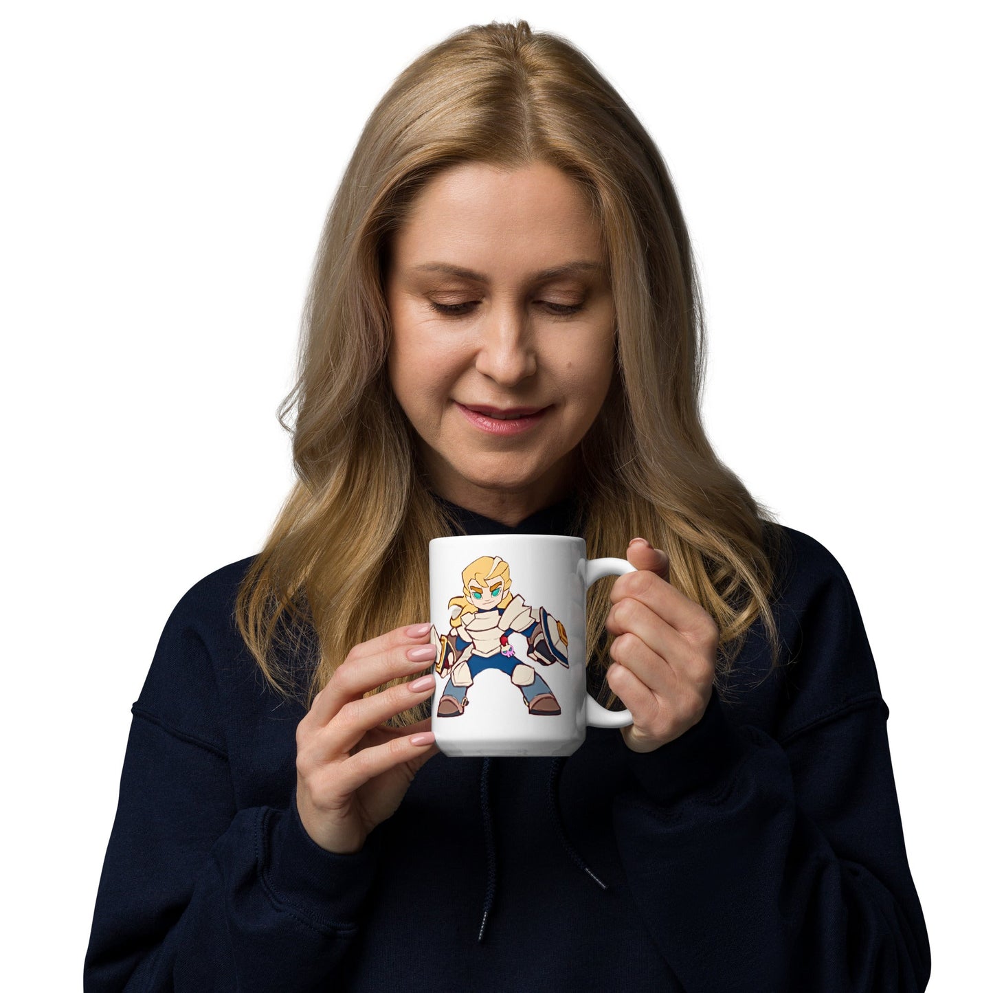 Skyland Arts Intrepid Fighter white glossy 15 oz mug