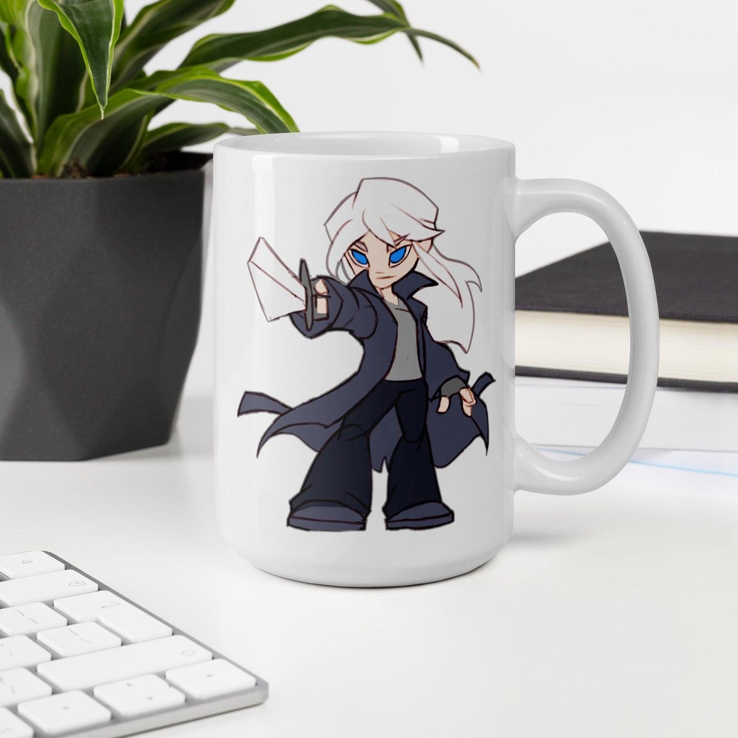 Urian Dark-Hunter white glossy 15 oz mug