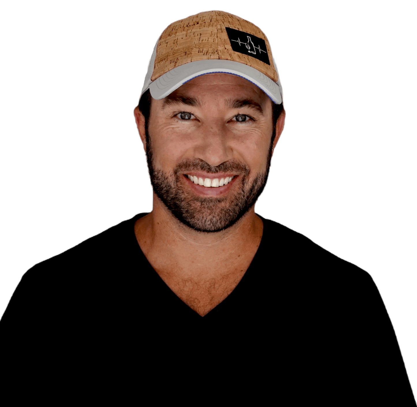 Wine Hat - Dad Hat - Cork - Gray - Laser Mesh