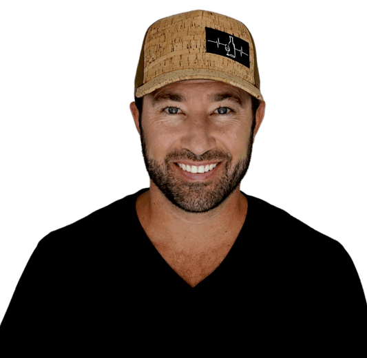 Wine Hat - Trucker Hat - Cork - Brown - Laser Mesh