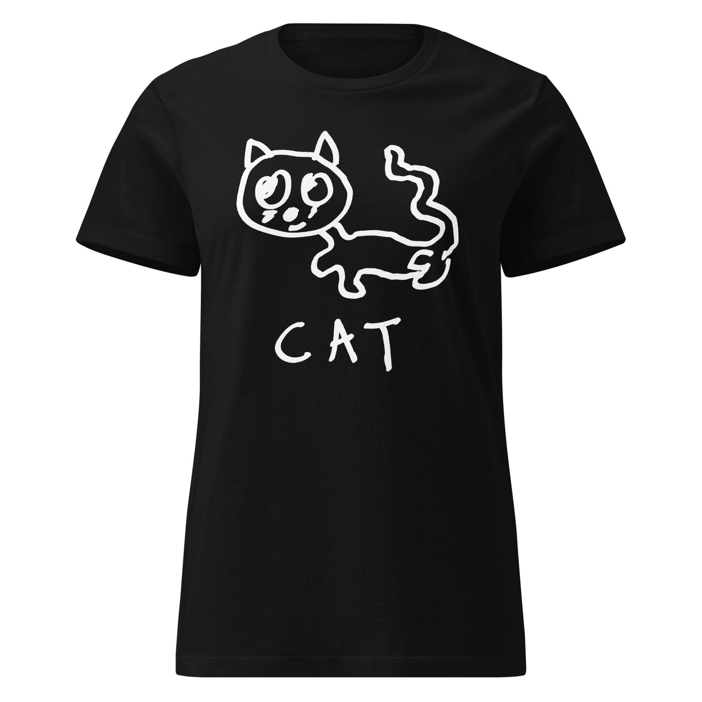 Cat - Women's Fitted Tee