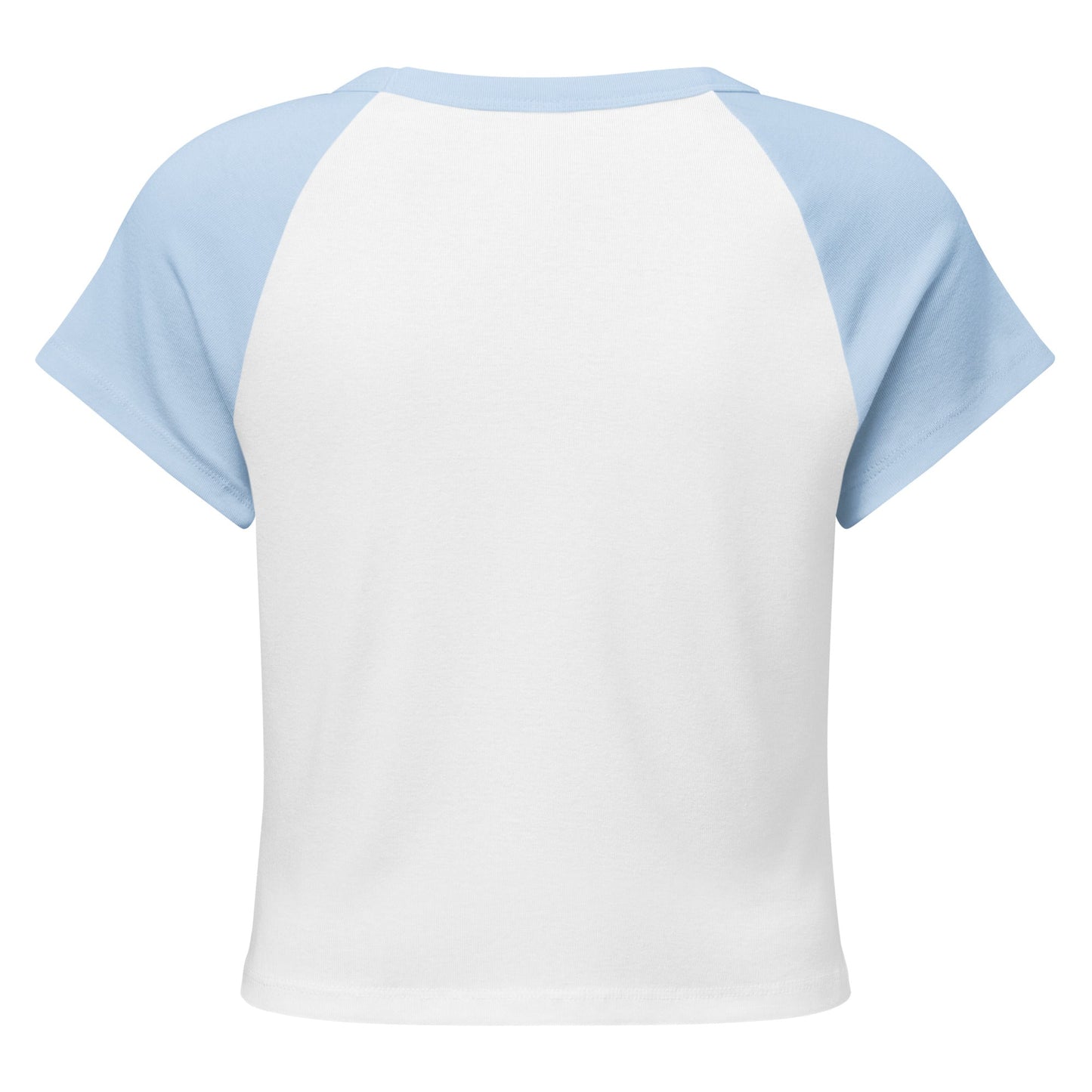 Trouble Women’s micro rib raglan baby tee