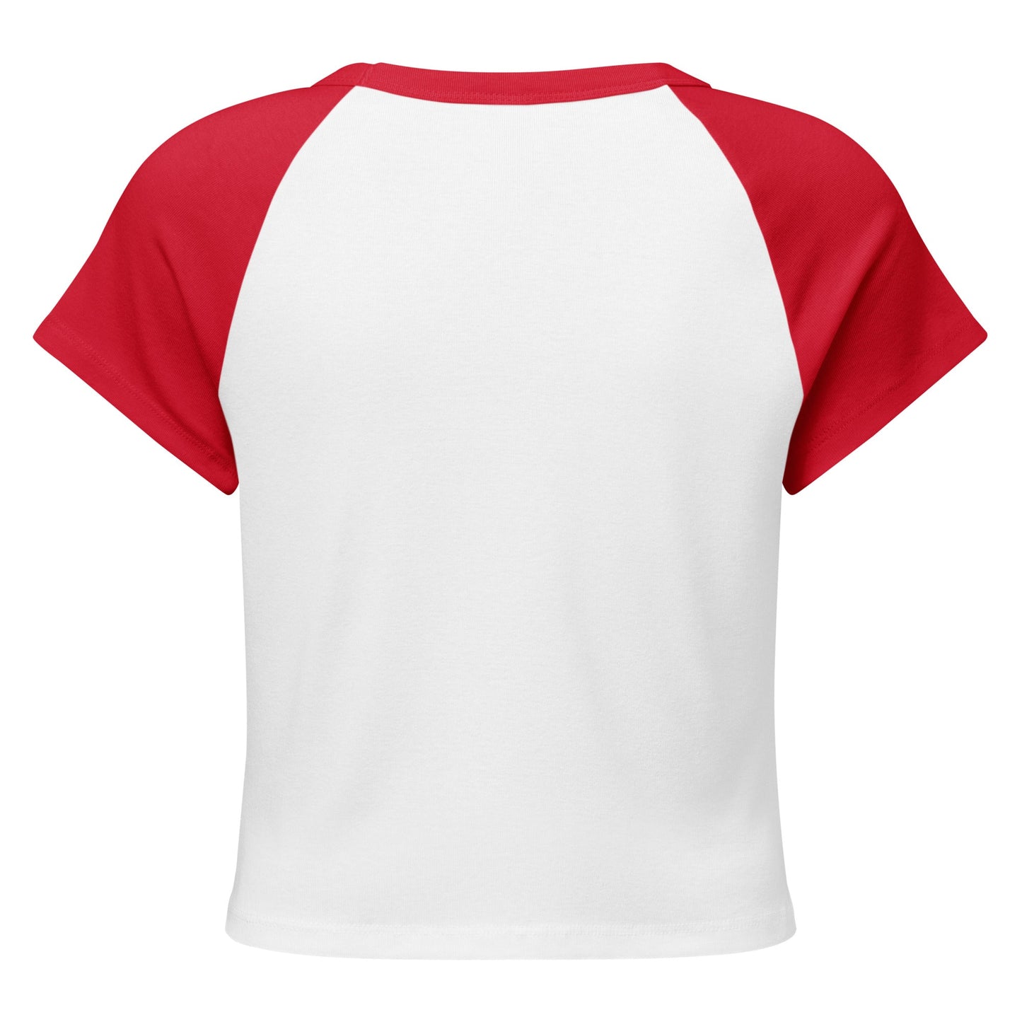 Trouble Women’s micro rib raglan baby tee