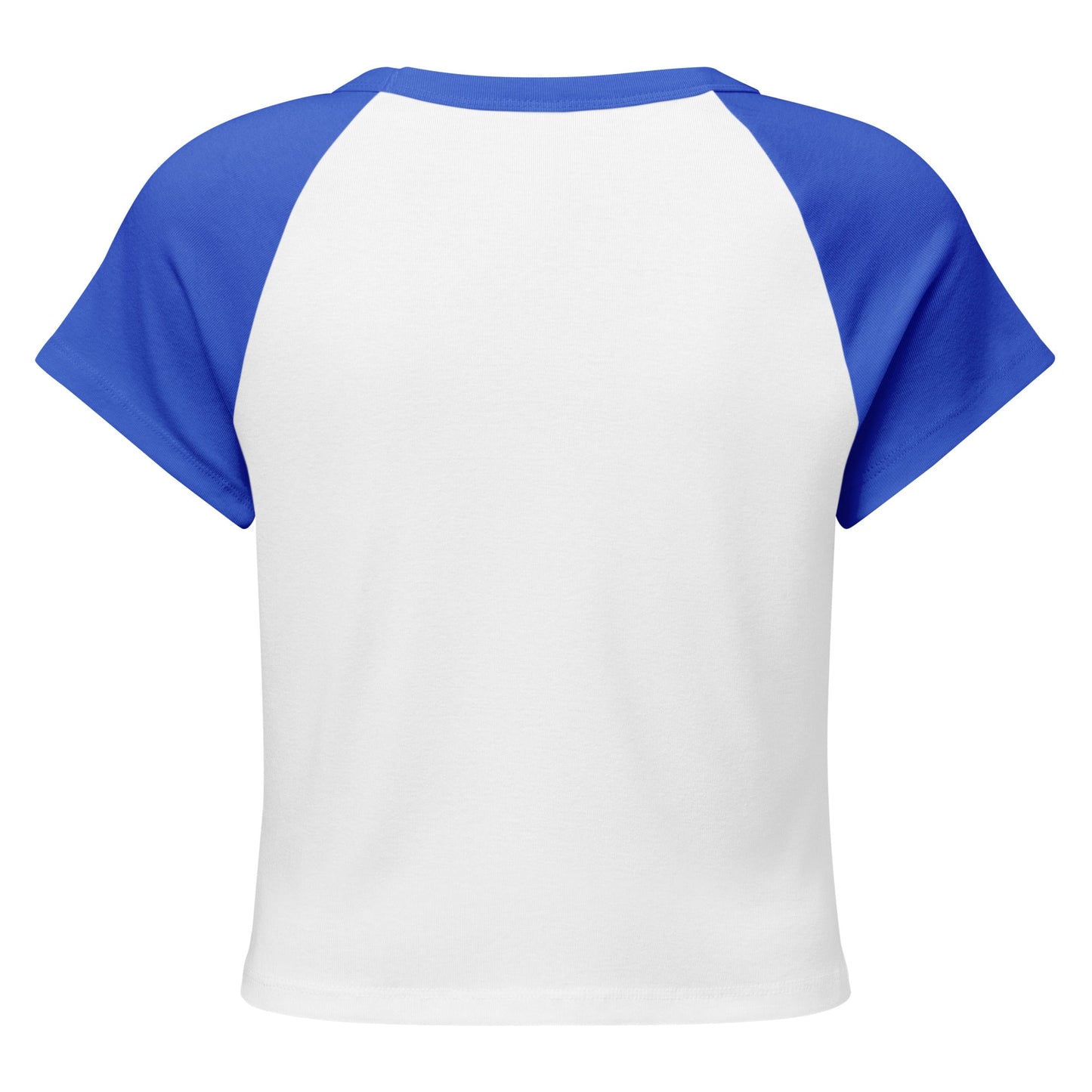Trouble Women’s micro rib raglan baby tee