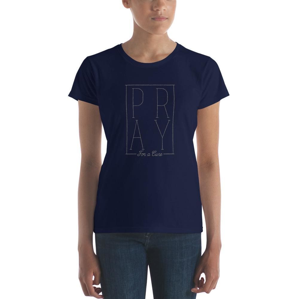 Women's Pray for a Cure Christian T-Shirt