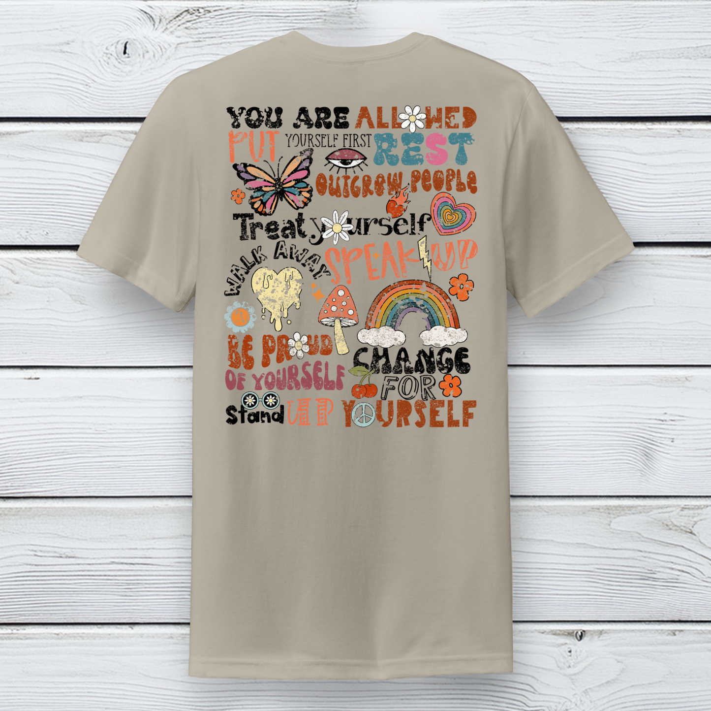 Retro You Are Allowed to Thrive Short Sleeve T-Shirt