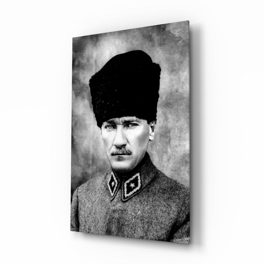 Ataturk  Glass Wall Art