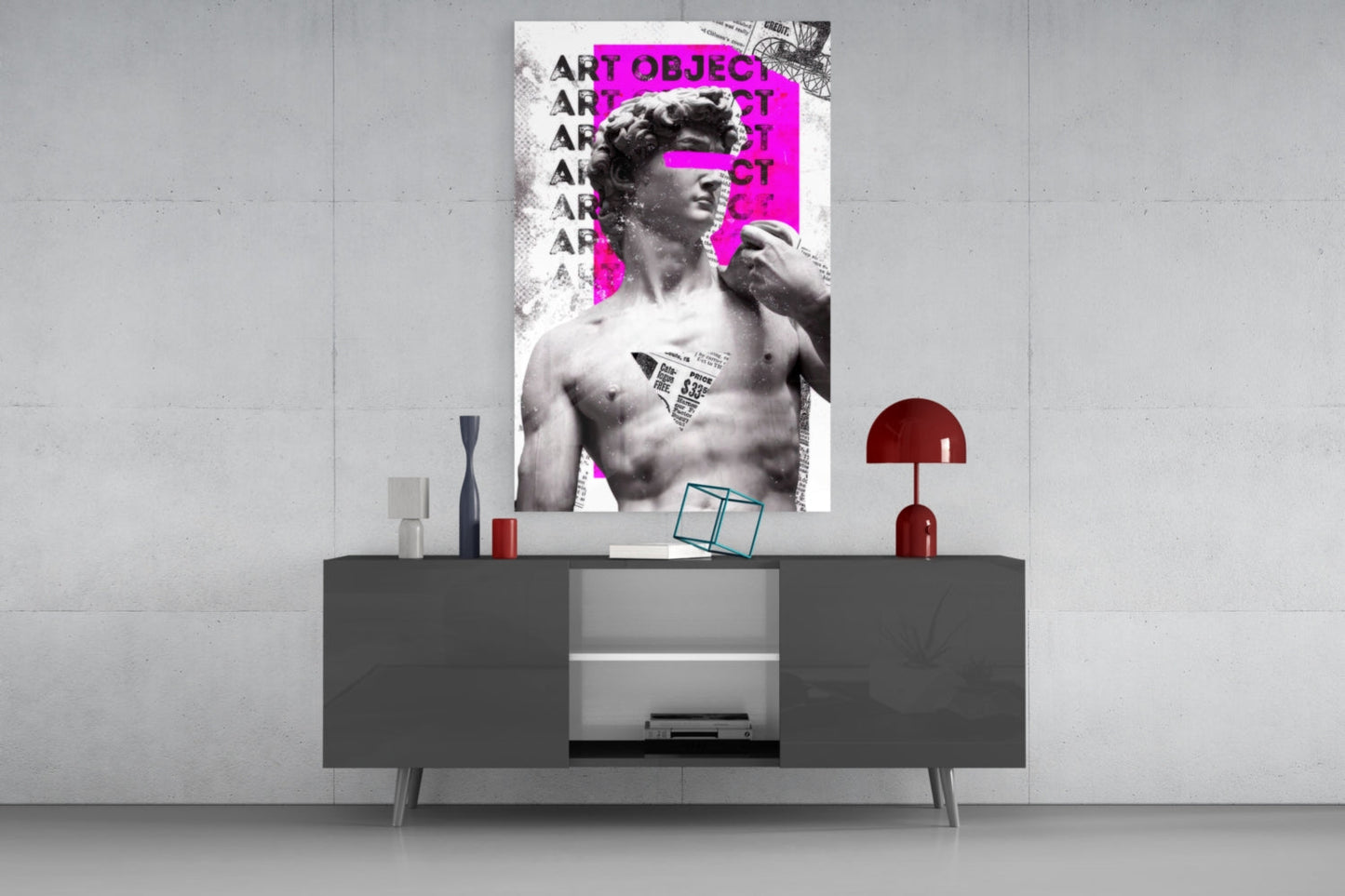 Art Object Glass Wall Art