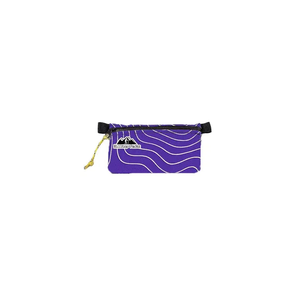 Zipper Pouches TOPO Patterns Ultralight D50T fabric