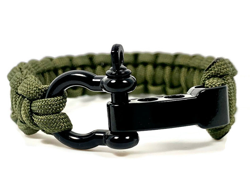 Engineered Olive Bracelet with Shackle