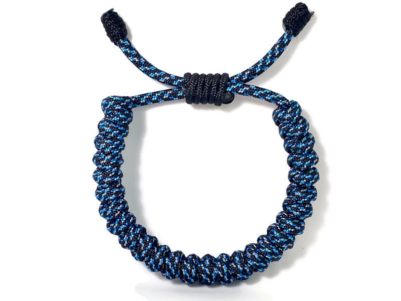 Engineered Blue Galaxy Rope Bracelet