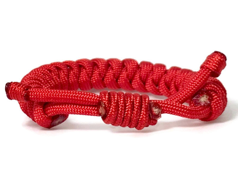 Engineered Lucky Red Rope Bracelet
