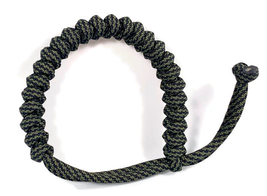 Engineered Olive and Black Rope Bracelet
