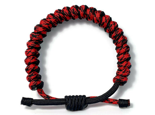 Engineered Black Widow Rope Bracelet
