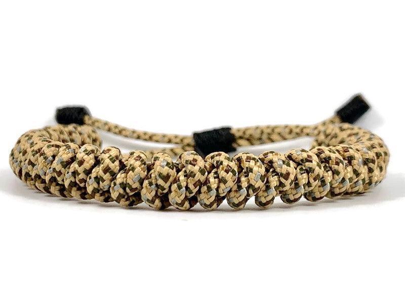 Engineered Desert Camo Slim Rope Bracelet