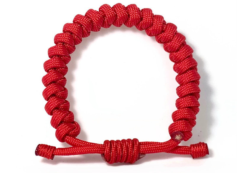Engineered Lucky Red Rope Bracelet
