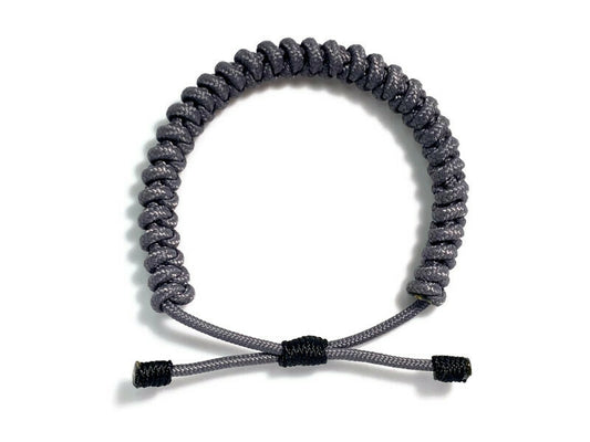 Engineered Grey Slim Rope Bracelet