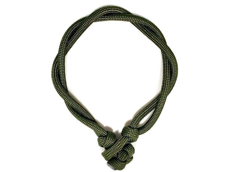 Engineered Twist Bracelet in Olive