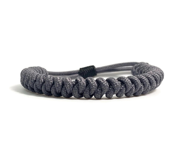 Engineered Grey Slim Rope Bracelet