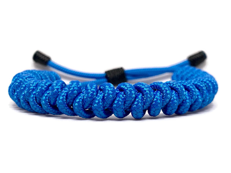 Engineered Blue Slim Rope Bracelet