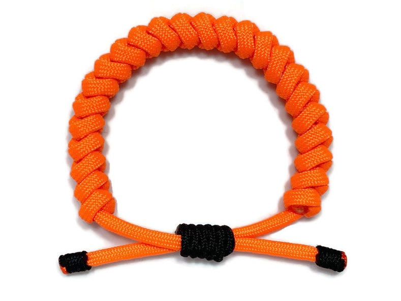 Engineered Orange Rope Bracelet