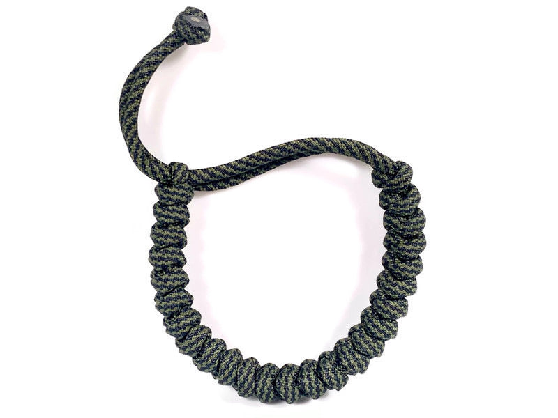 Engineered Olive and Black Rope Bracelet