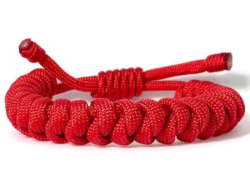 Engineered Lucky Red Rope Bracelet