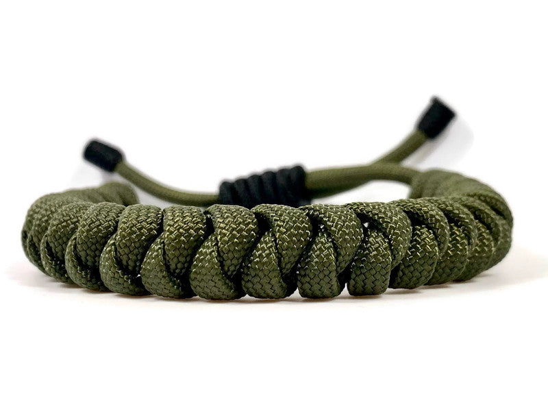 Engineered Warrior Rope Bracelet in Olive