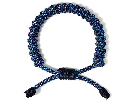 Engineered Blue Galaxy Rope Bracelet