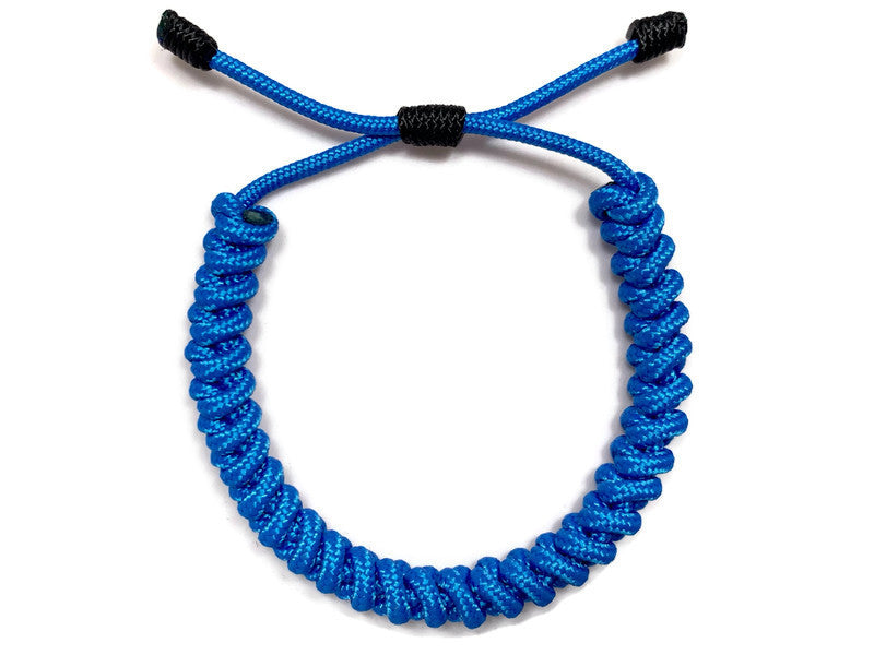 Engineered Blue Slim Rope Bracelet
