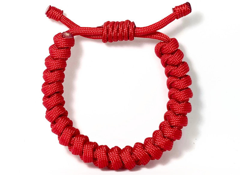 Engineered Lucky Red Rope Bracelet