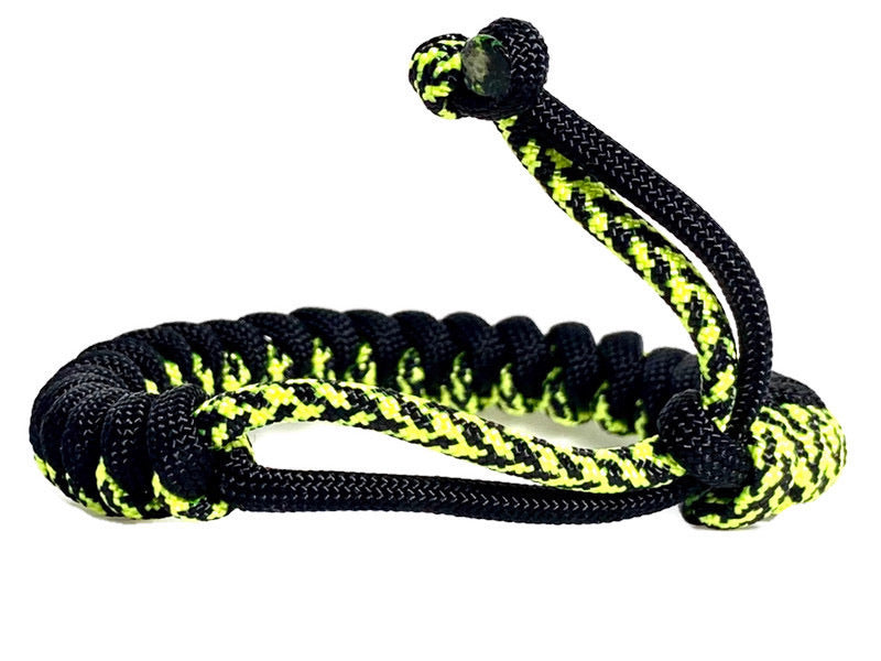 Engineered Black Electric Rope Bracelet