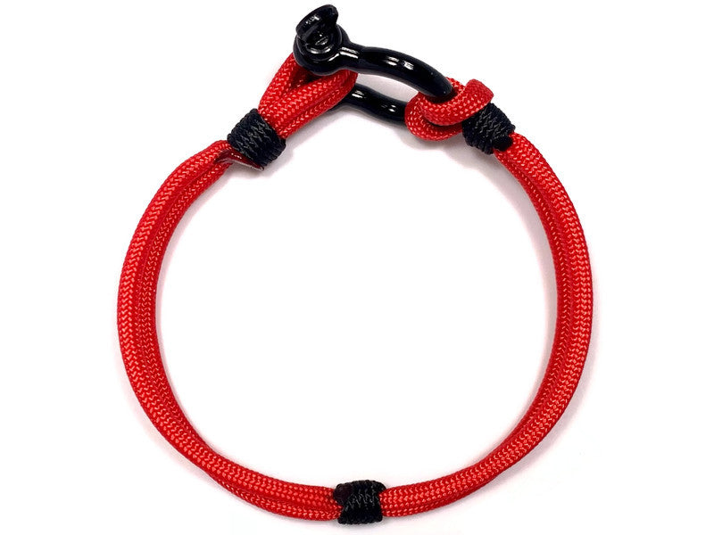 Engineered Red Loop Bracelet