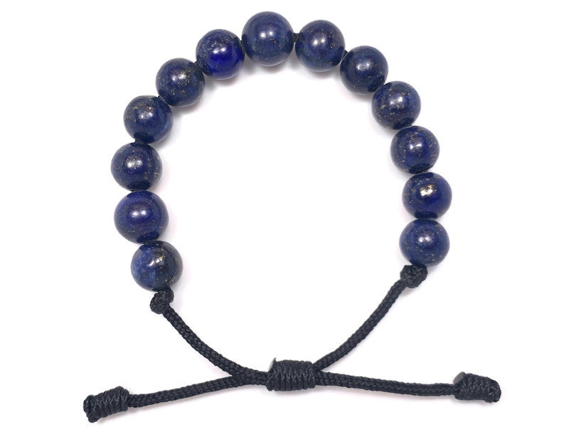 Engineered Lapis Lazuli Beaded Bracelet